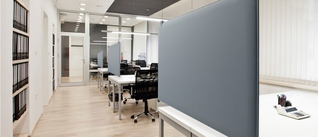 BAFFLE SOUND ABSORBING CEILING SYSTEM